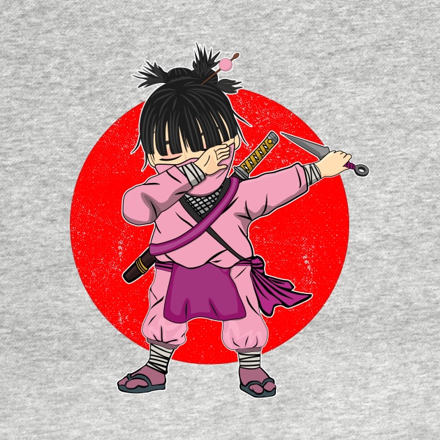 Dabbing Ninja Girl by zeno27